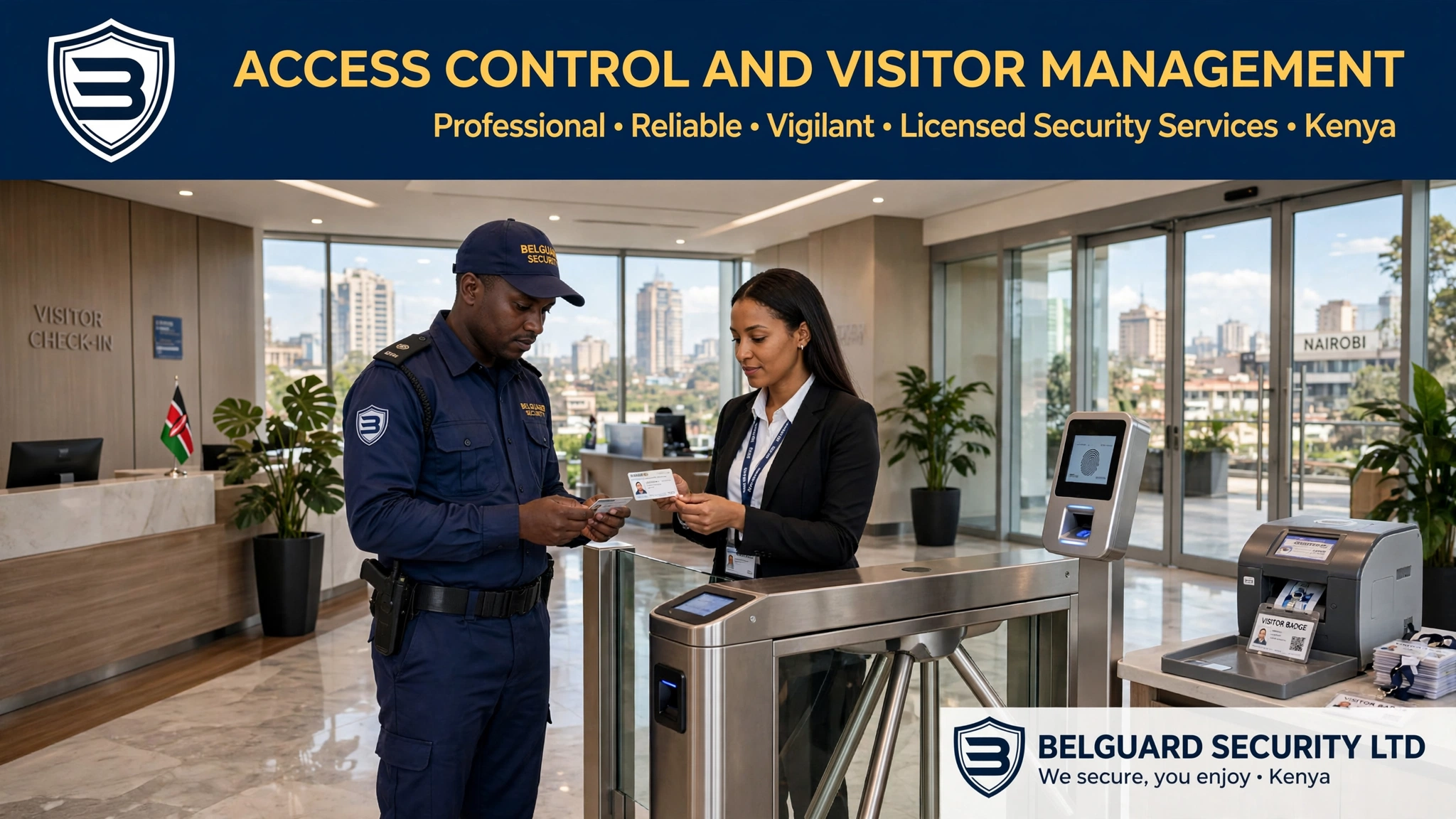 Access Control and Visitor Management - Belguard Security Ltd - Biometric Nairobi Kenya